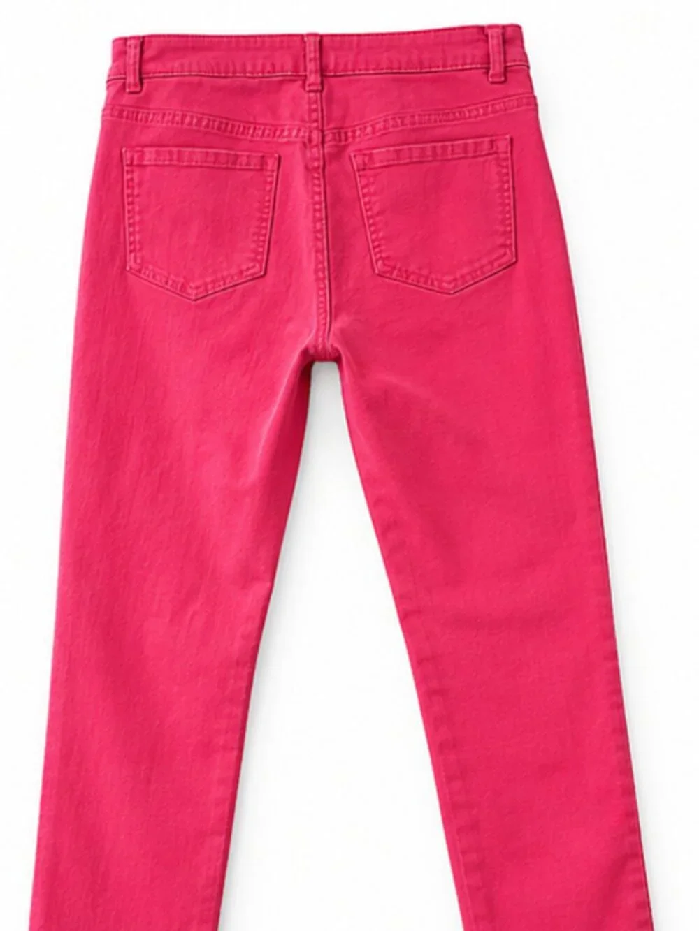 ELLE Hot Pink Skinny Jeans Size 6 Stretch Denim Bright Barbiecore Y2K Casual - Picture 4 of 7